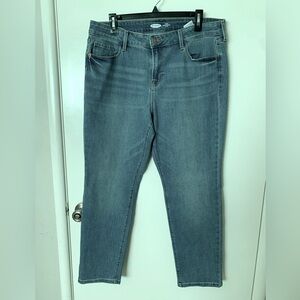 Old Navy Power Slim Straight Mid-Rise Jeans
